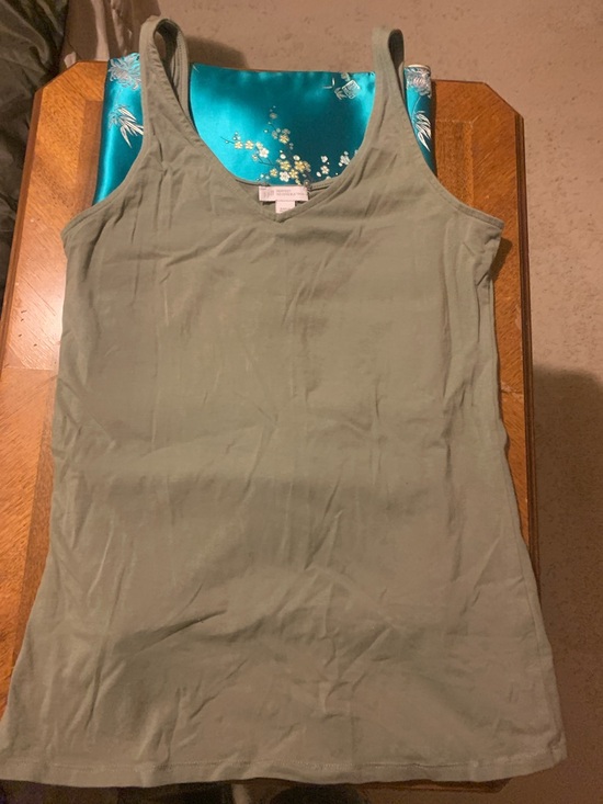 J. Jill Tops - J. Jill Olive Tank Top - perfect reversible tank
